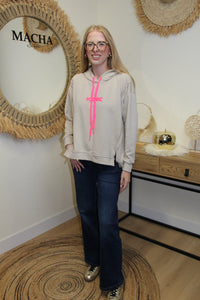 Sweat ICONIC – Beige Flash