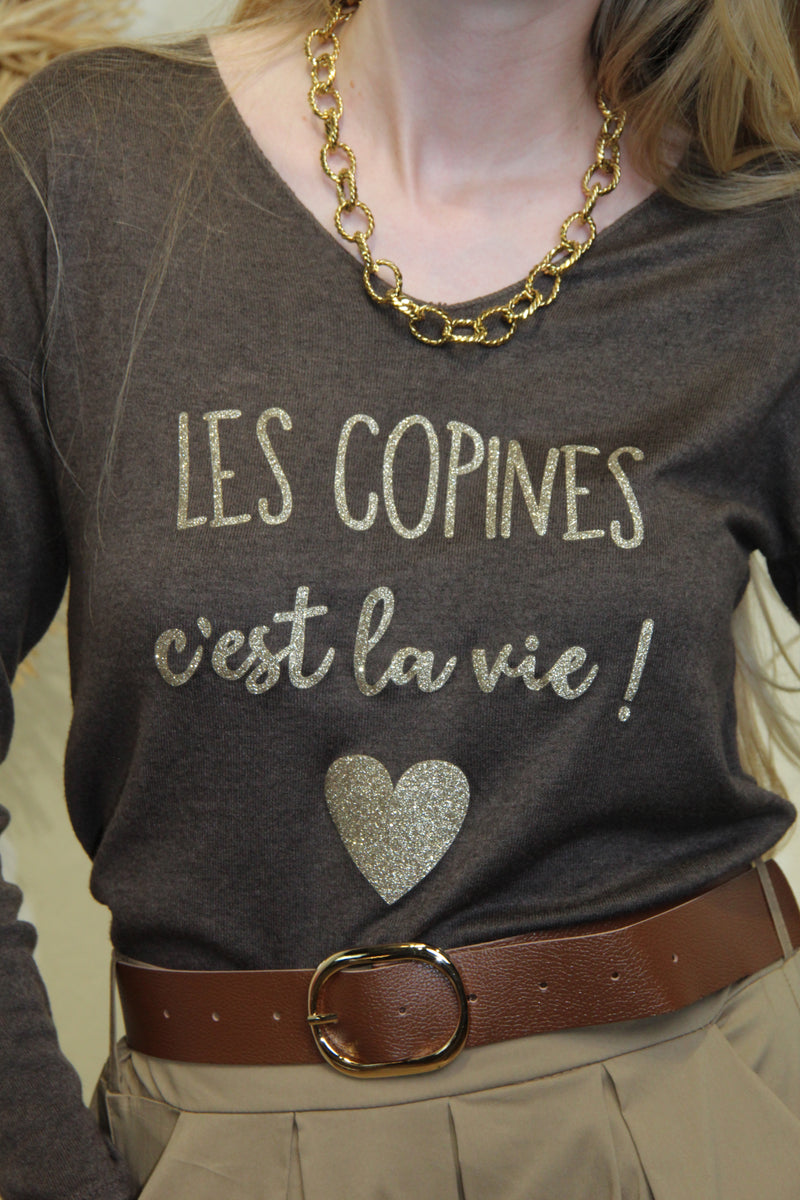 Sweat Copines Forever – Chocolat Pailleté