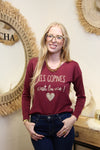 Sweat Copines Forever – Bordeaux Pailleté