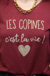 Sweat Copines Forever – Bordeaux Pailleté