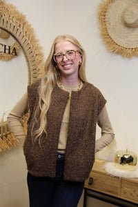 Gilet Naya – Chocolat