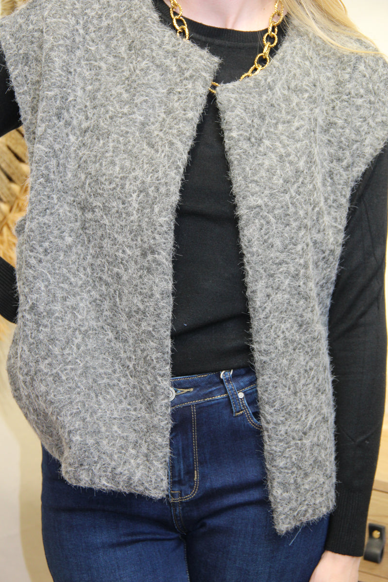 Gilet Naya – Gris Brume