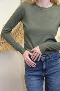 Pull Célia –  Kaki