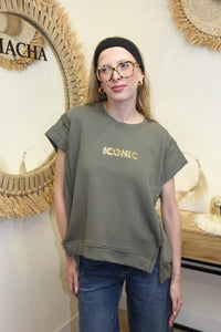 Sweat Débardeur Iconic Softy – Kaki