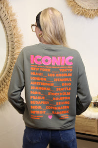 Sweat Iconic Softy - Kaki