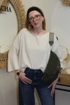 Pull Noélie – Oversize Écru
