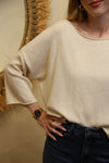 Pull Noélie – Oversize Écru