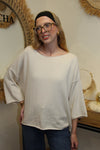 Pull Noélie – Oversize Écru