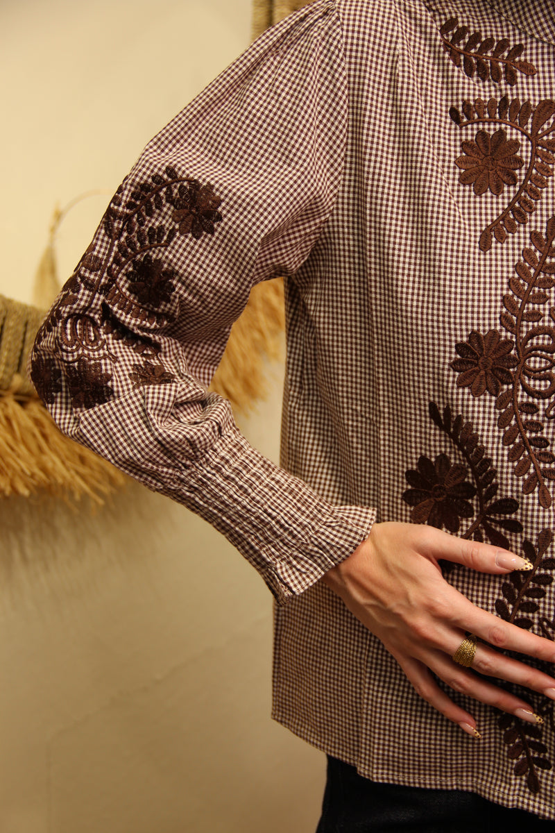 Blouse Mirella – Broderies Chocolat