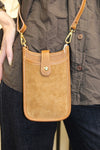 Pochette “Milo” – Camel Vintage