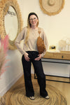 Sac Banane Sierra – Velours Caramel