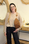 Sac Banane Sierra – Velours Caramel