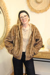 Veste Calista – Fausse Fourrure Noisette