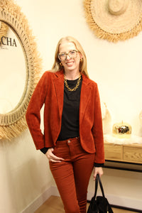 Veste Velveta – Rouille Chic