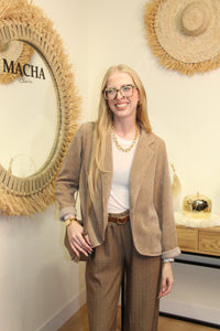 Veste Velveta – Beige Sable