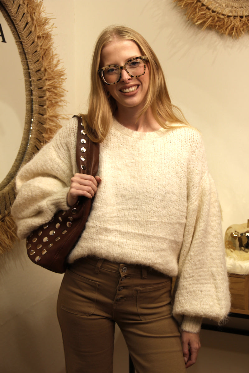 Pull "Nellie" – Écru Douillet