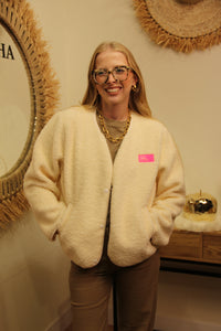 Veste "Luna" – Sherpa Crème