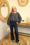 Jean "Diane" – Coupe Évasée Bleu Denim