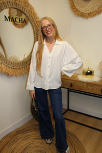 Chemise Lou – Blanche Oversize