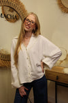Chemise Lou – Blanche Oversize