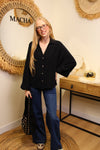 Chemise Lou – Noire Oversize