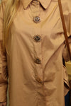 Chemise Solaria – Caramel & Boutons Soleil