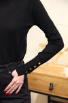 Chloé – Pull Col Roulé Noir