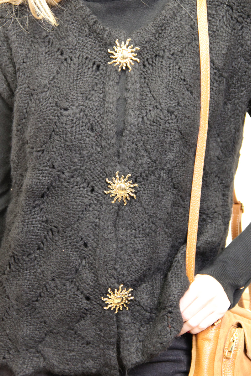 Alba – Gilet Sans Manches Noir