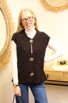 Alba – Gilet Sans Manches Chocolat