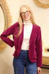 Veste Velveta - Framboise