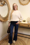 Pull Jeanne – Maille Duvetée Écrue