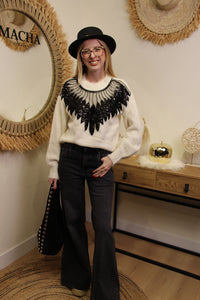 Pull Stella – Détail Sequins Noir