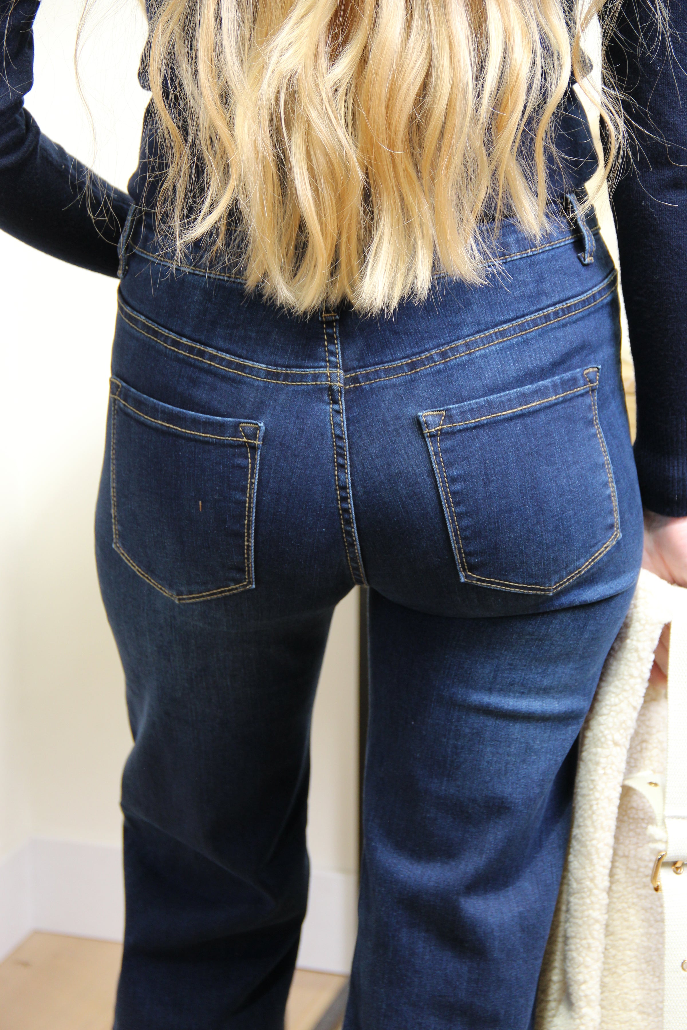 Jeanine – Jean Boutonné Taille Haute