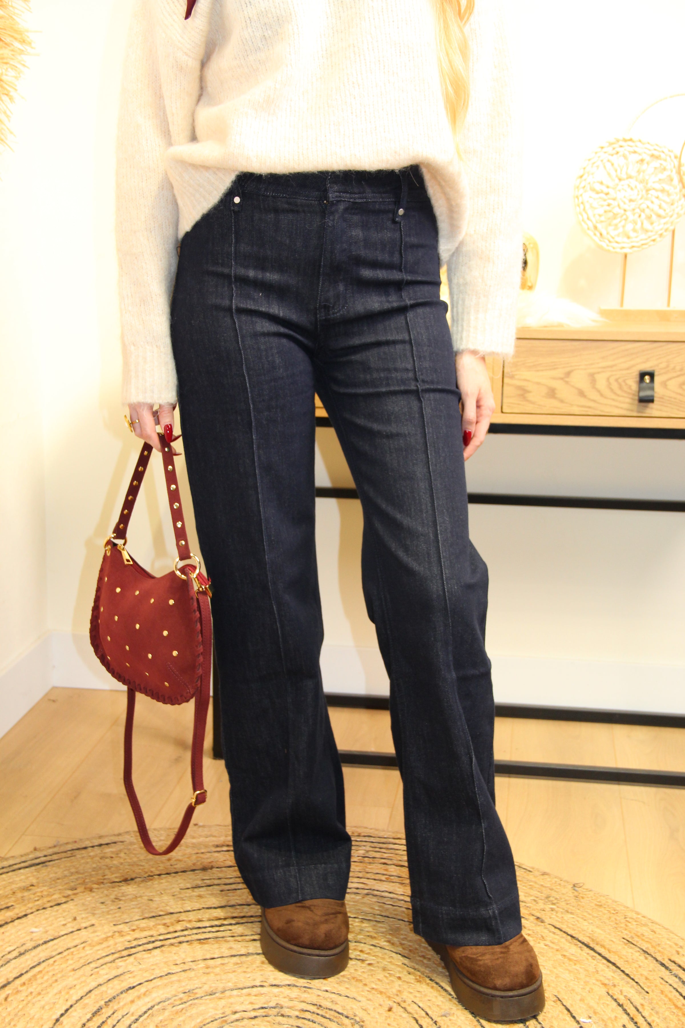 Jean Alice – Coupe Évasée Indigo