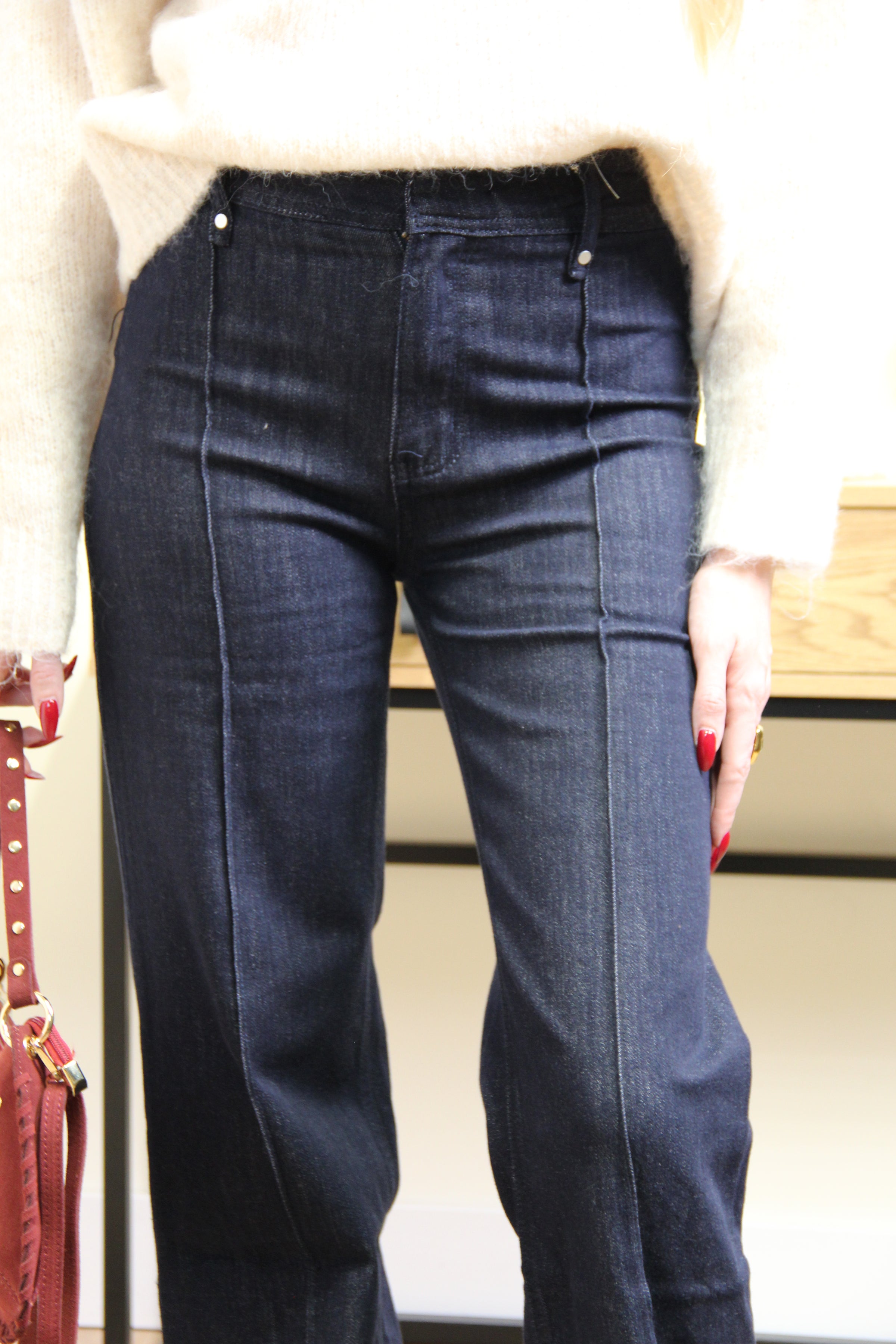 Jean Alice – Coupe Évasée Indigo