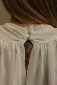 Blouse Élina – Voile Blanc