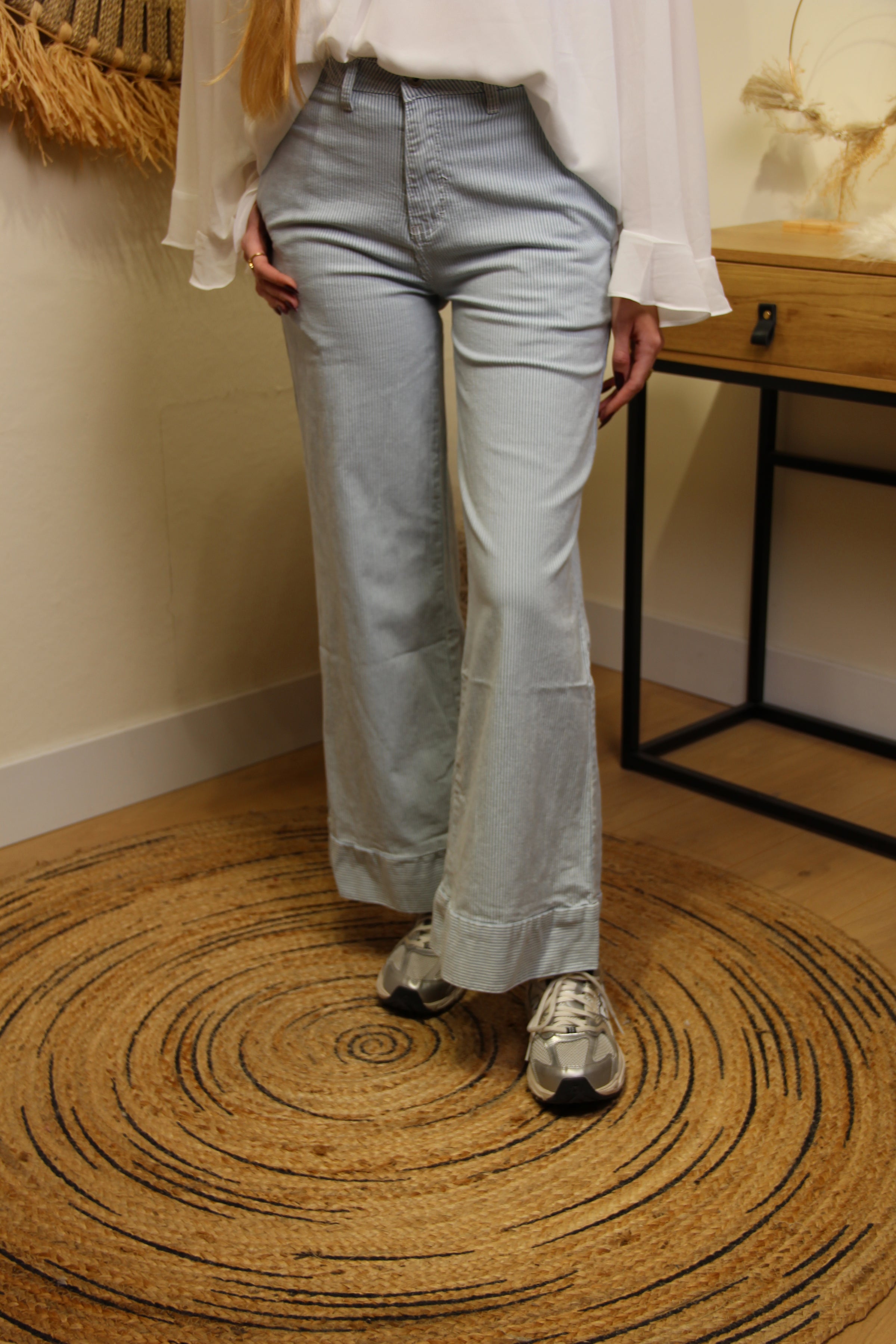 Jean Noa – Rayures Bleu Clair