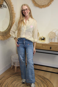 Chemise Sunny Mood – Message Brodé