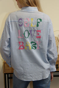 Chemise Love – Rayures Bleues