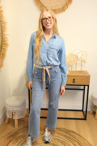 Chemise Clara – Denim Léger