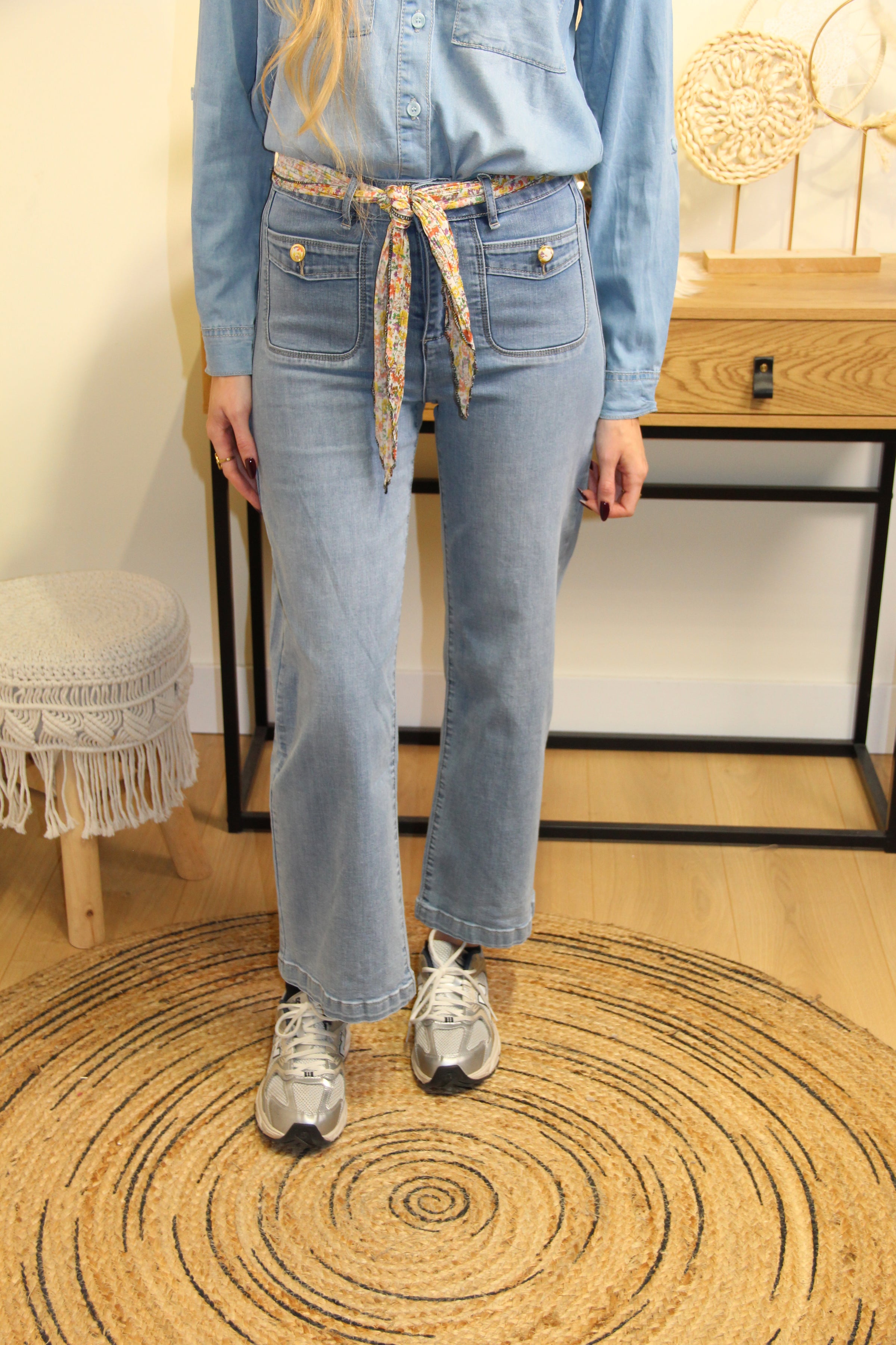 Jean Éloïse – Ceinture Fleurie Jaune